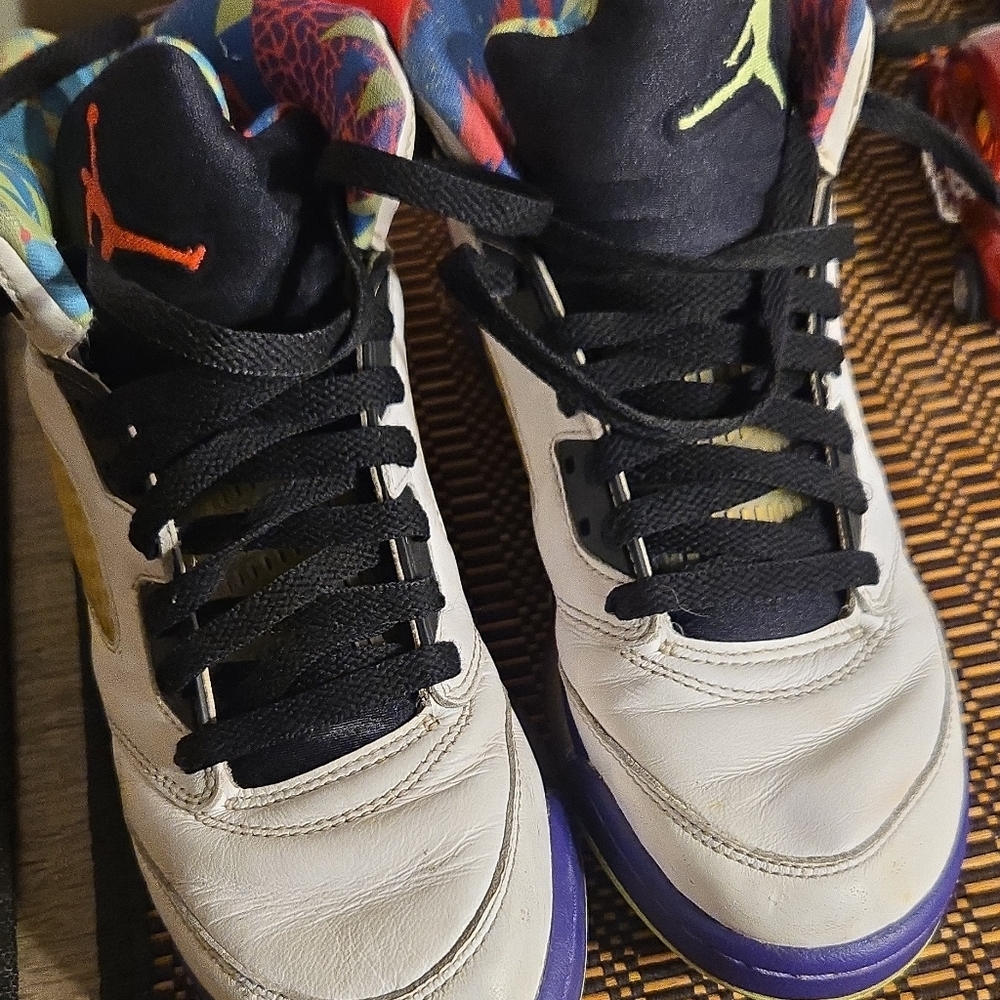 Vibrant Multicolor High-Top Sneakers